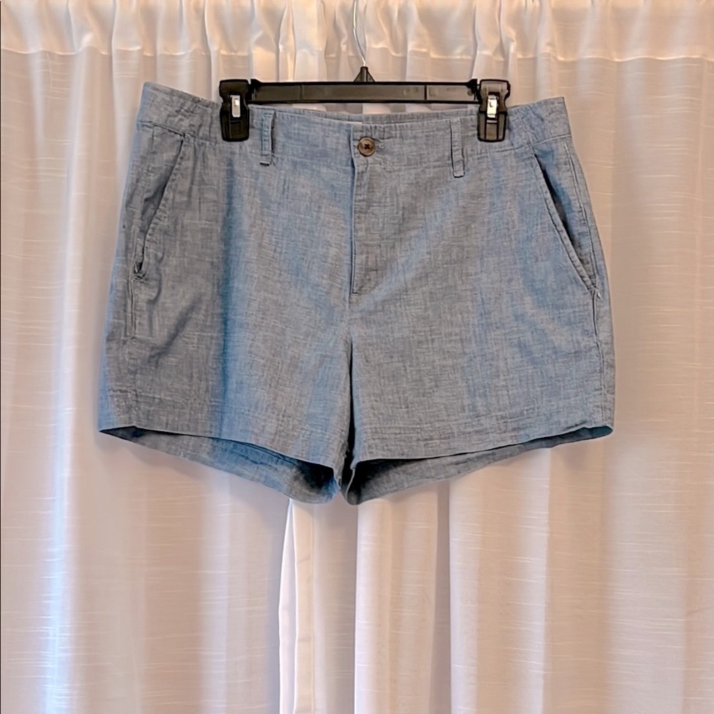 Gap Blue Casual Linen Shorts